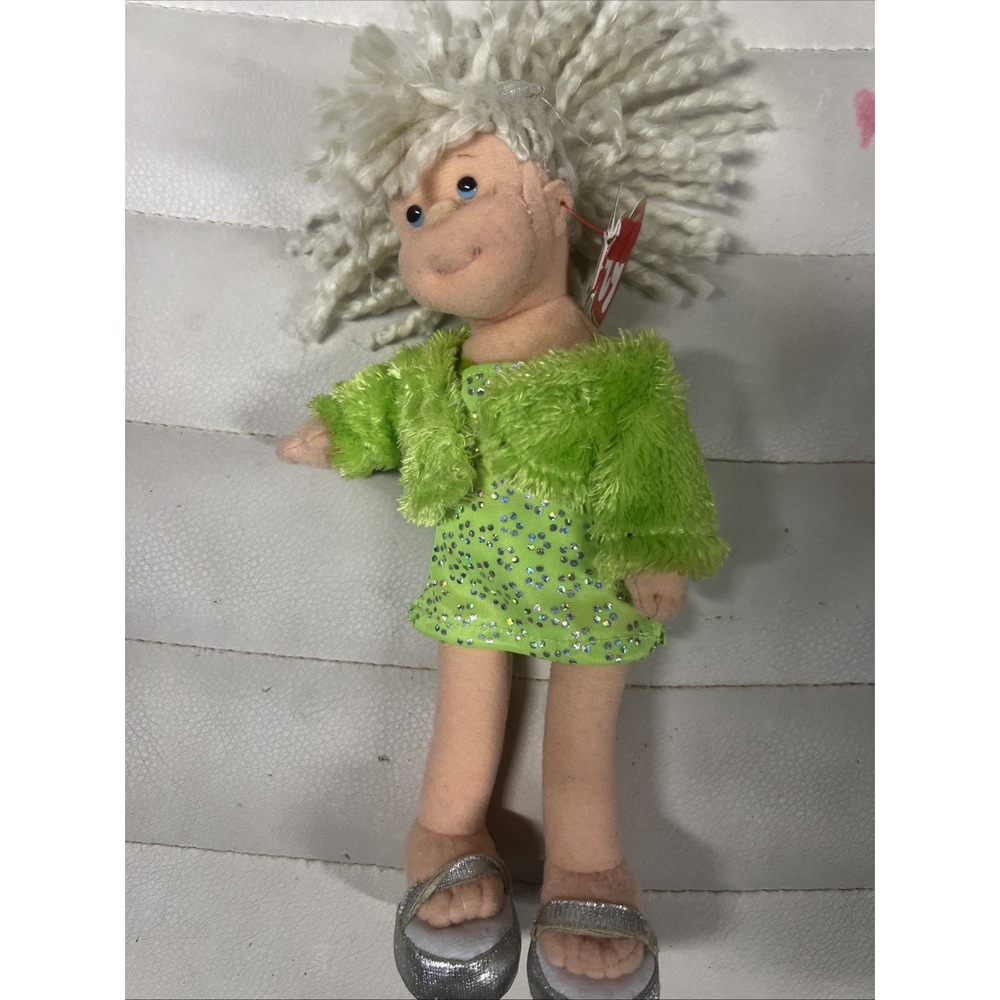 Ty Teenie Beanie Boppers 2002 Glitzy Gabby‎ Doll, New NWMT RETIRED